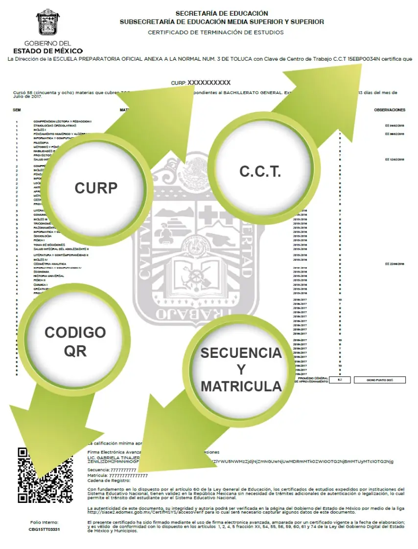 Checar certificado de bachillerato >Guía 2021