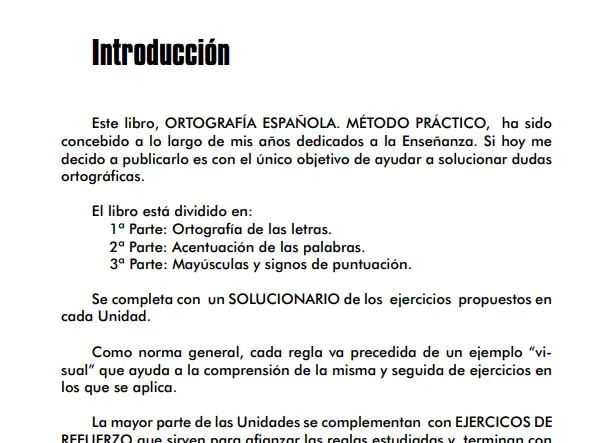 Ortografía española método práctico, de Antonio león Hidalgo 