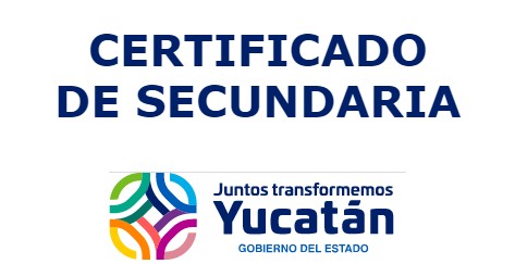 Certificado de secundaria en Yucatán