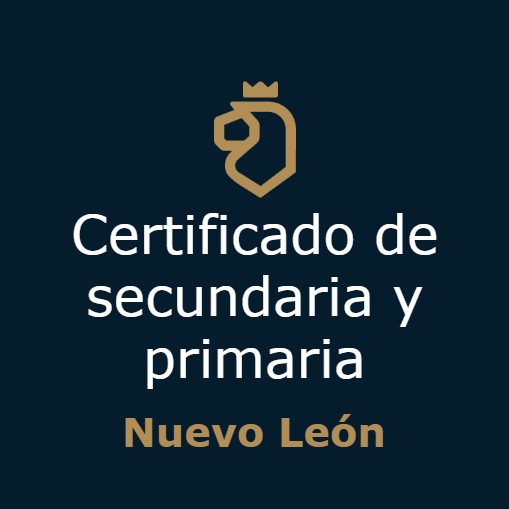 Imprimir certificado de secundaria y primaria Nuevo León